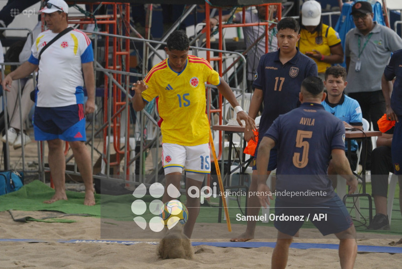 FBL CONMEBOL FUTBOL PLAYA ECUADOR VS COLOMBIA  MAYORES
