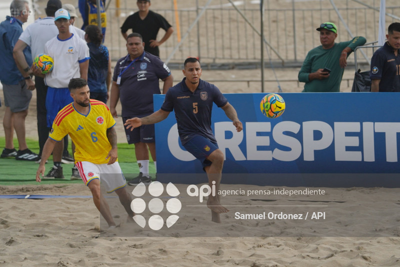 FBL CONMEBOL FUTBOL PLAYA ECUADOR VS COLOMBIA  MAYORES
