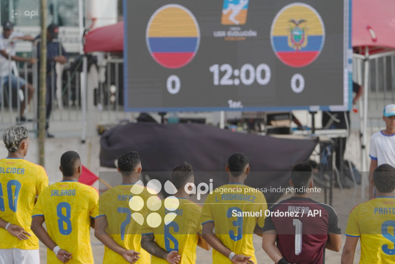 FBL CONMEBOL FUTBOL PLAYA ECUADOR VS COLOMBIA  MAYORES